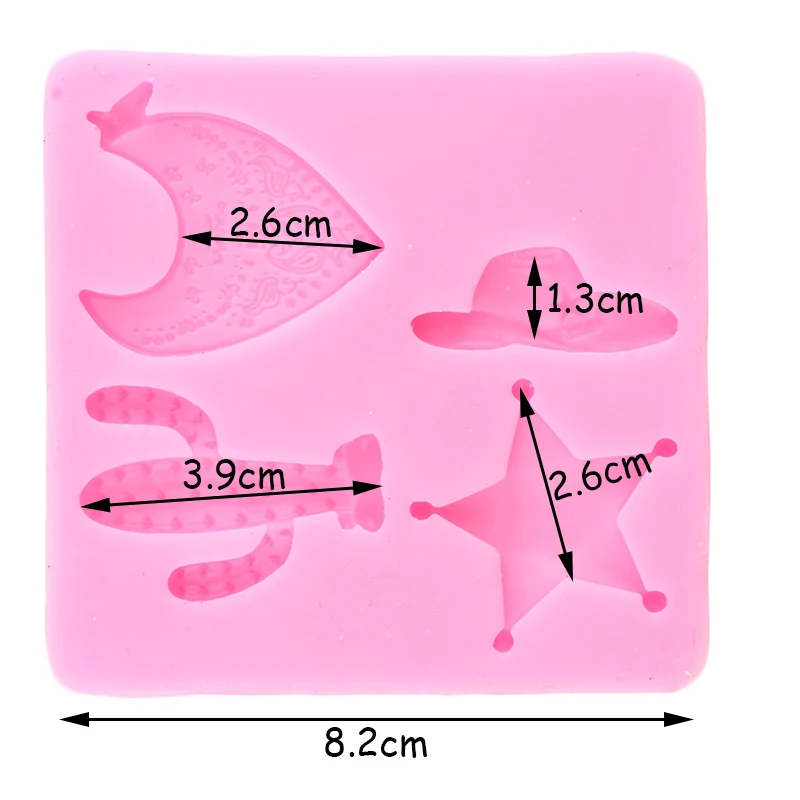 Bull Head Silicone Molds Feather Arrow Fondant Mold Cake Decorating Tools Cactus Chocolate Mould Horseshoe Hoof Candy Moulds