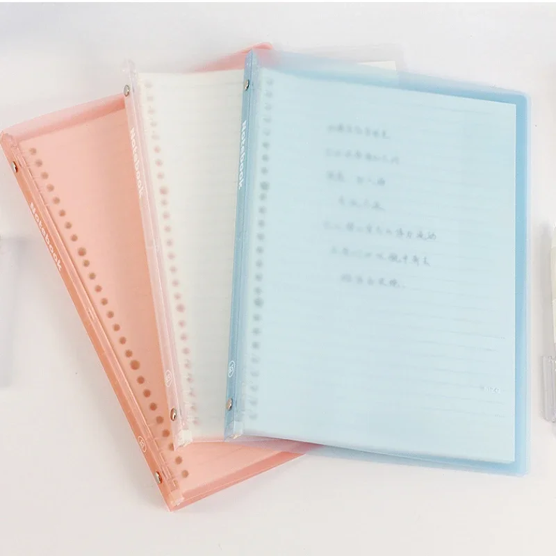 Carnet de notes A5/B5, 30 feuilles mobiles, ligne avec cadeaux, papeterie coréenne Kawaii, fournitures scolaires, bloc-notes pour étudiants, écriture