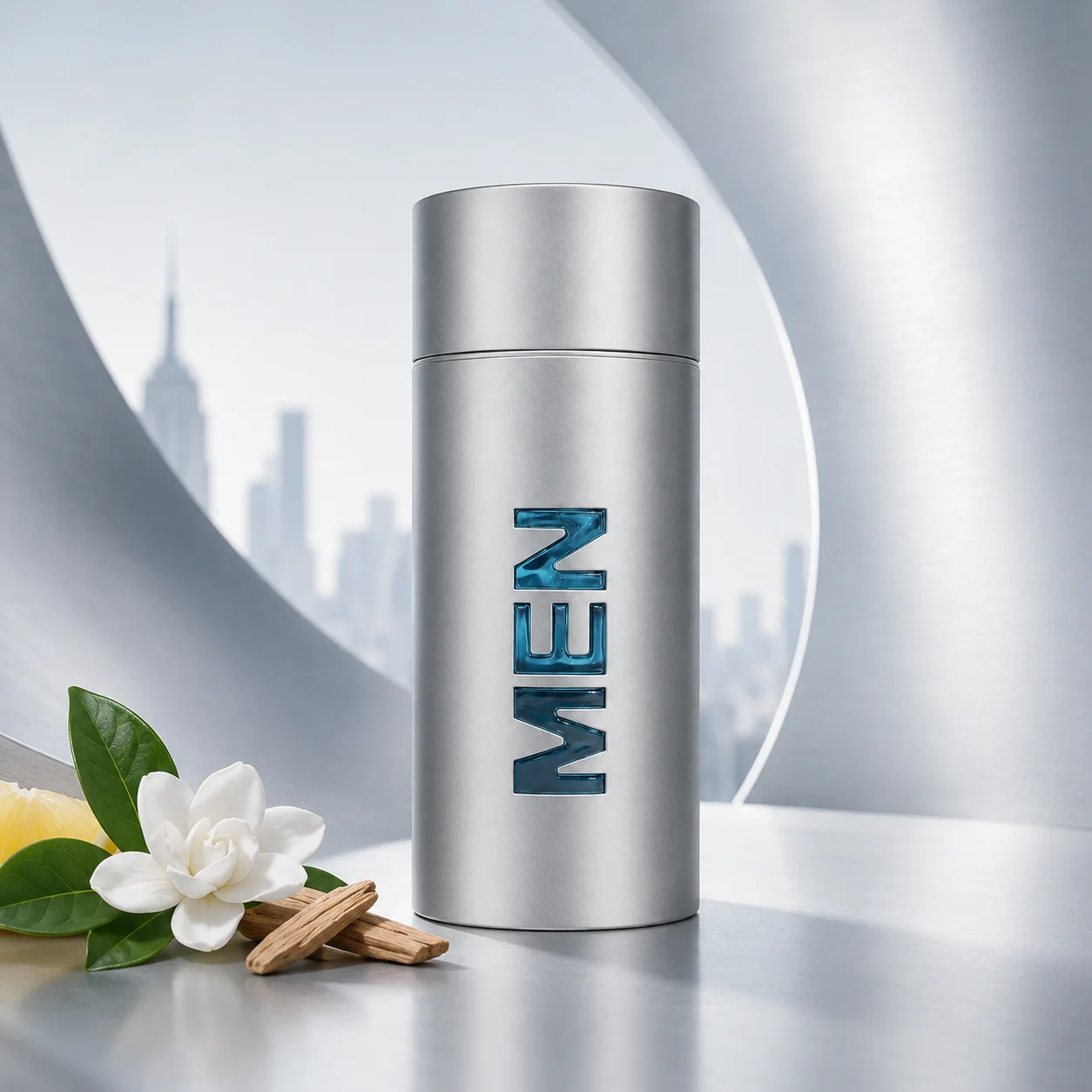 Carolina Herrera 212 Men NYC EDT Cologne For Men 100ml Silver Metal Cylinder Bottle Long Lasting Woody Citrus Fragrance Luxury Gift Box Spray For Business Dating Gentlemen view 6