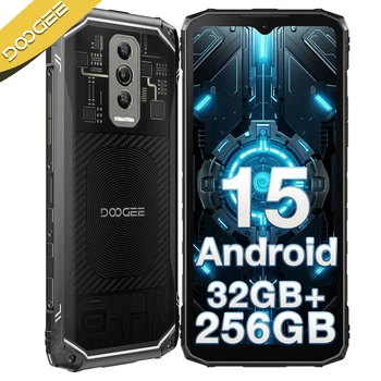 DOOGEE Blade10 Ultra Wytrzymały Telefon Komórkowy 6.56'' HD+ Wyświetlacz 10.7mm Ultracienki 32GB(8+24)+256GB 50MP+8MP Bateria 5150mAh NFC Smartphone