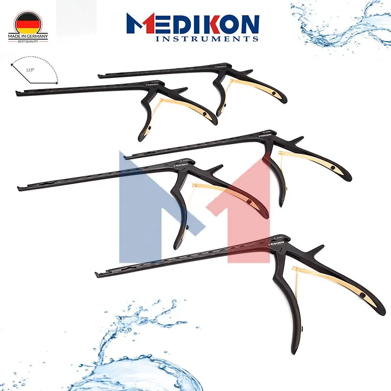 Kerrison-Ensemble d'instruments de bois neurochirurgical, collier rond, vagues propres, colonne vertébrale, Neflats, laminectomie cervicale, propororth4WD, 5 pièces