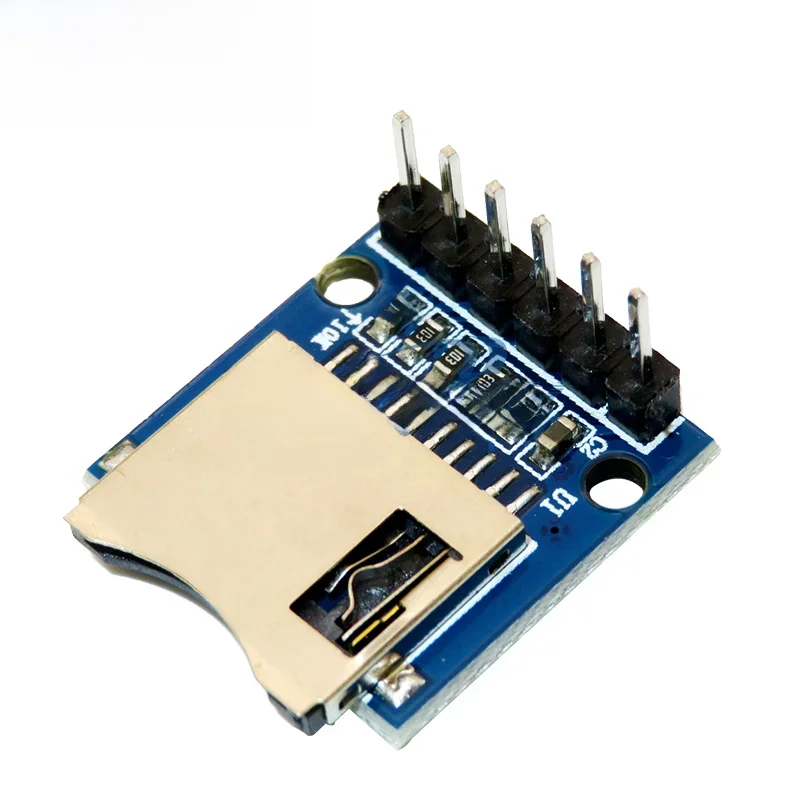 Karta rozszerzeń pamięci Micro SD Mini karta Micro SD TF Moduł osłony pamięci z pinami dla Arduino ARM AVR — zdjęcie 2