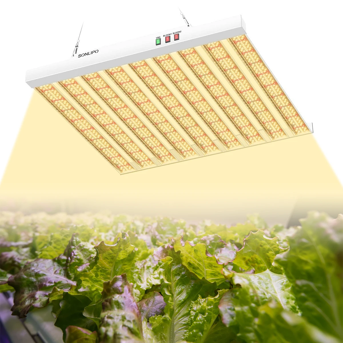 SPF4000 LED GROW LIGHT 400W 5X5FT COVERAGE, USE 1323PCS SAMSUNG DIODES SUNLIKE FULL SPECTRUM Plant light SWITCH GROWING LAMPS