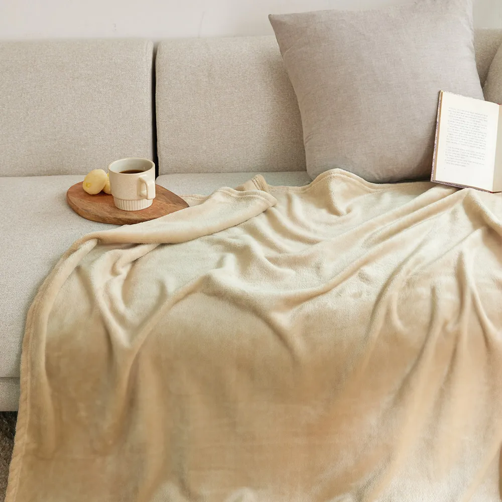 Thezari Derazi My Blanket Oeko-Tex Certified Attachment High Density Microfiber Blanket/Quilt Solid 4Sizes 11Colors