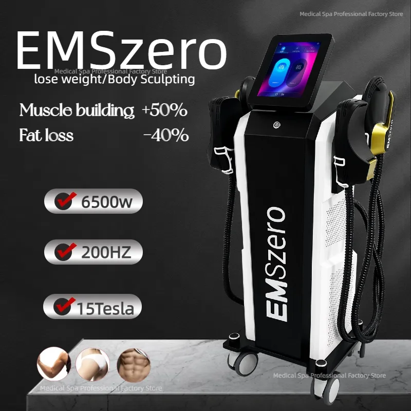 

EMSzero Body Sculpting Muscle Stimulate Machine Shaping 6500W 200hz EMS Radio Frequency RF Muscle Stimulator Device