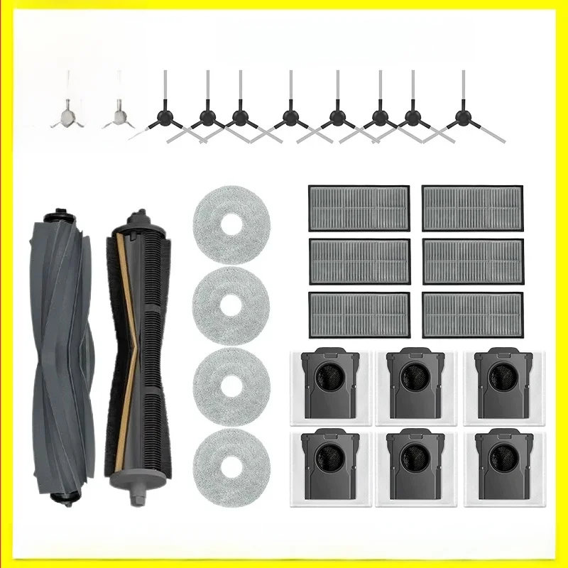 Dreame L10s Ultra Gen 2,Dreame L30s Ultra pièces de rechange rouleau principal brosse latérale filtre Hepa vadrouille tissu sac à poussière accessoires