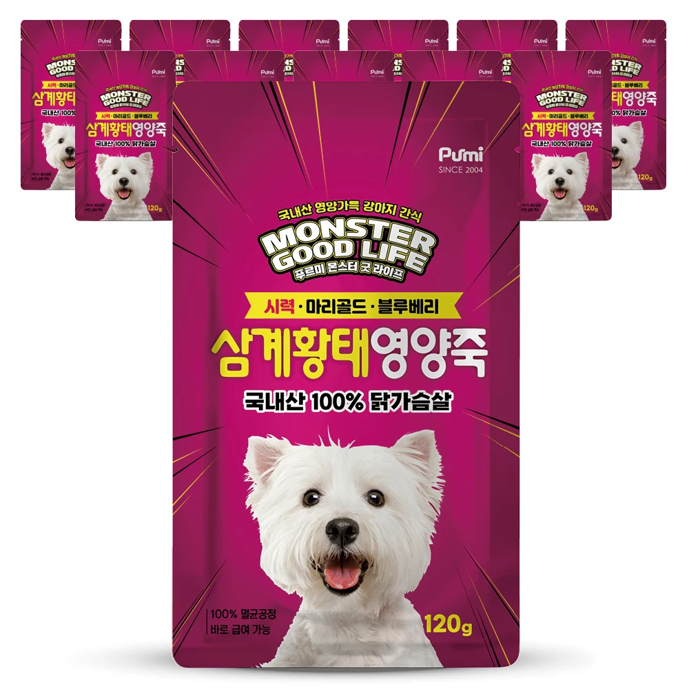 Purmi Sun Chicken Nutrition Food 120g x 12 Pct Samyyangtai Sai High Capacity Puppie snack