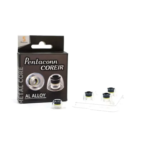 Pre-order Pentaconn COREIR Al Alloy Aluminum Eartips for In-Ear Monitor IEM HiFi Earphone 4 Sizes Eartips