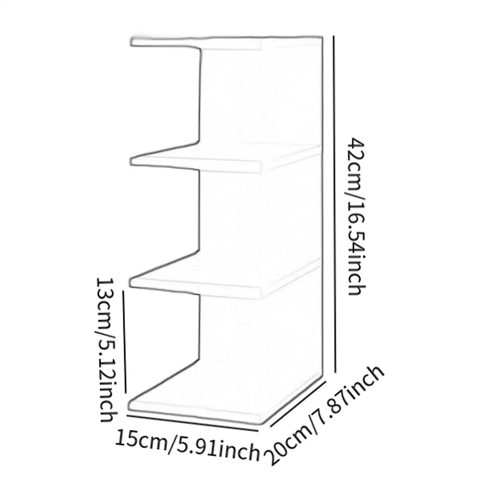 Iron 3 Tier Bookshelf Desktop Rack Desk Book Layered Storage Rack Desk Invisible Vertical Simple Bookcase For Office Desktop
