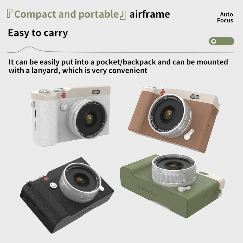 Y02 Flip Retro HD CCD Digital Camera With Fill Light Selfie Camera Gift for Kids