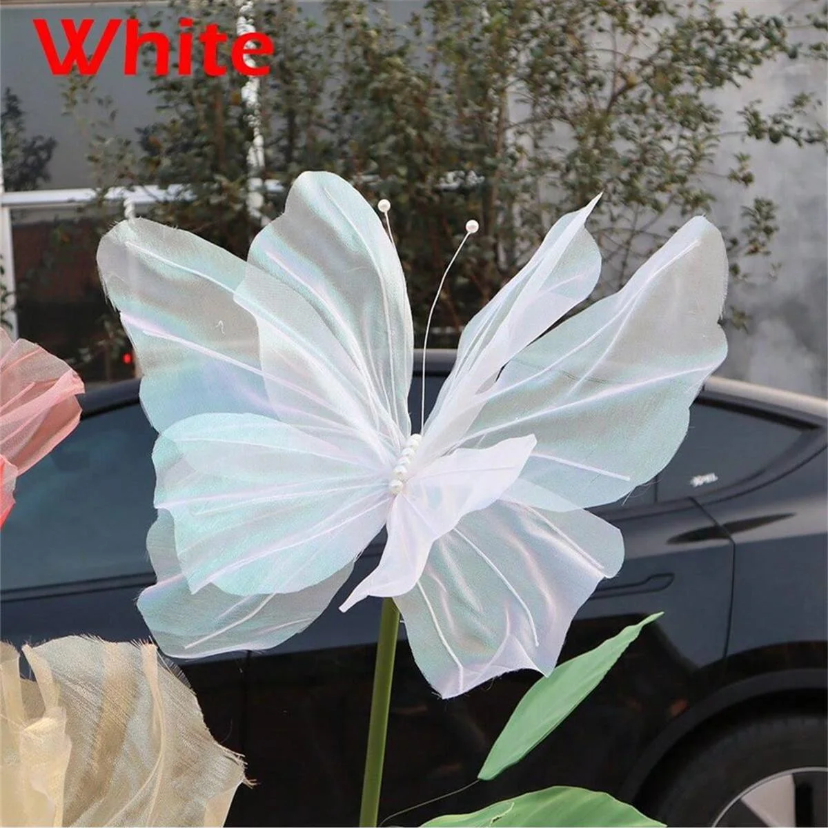 Schmetterling 3D Wanddekoration Künstlicher Schmetterling für Hochzeit & Babyparty & Geburtstagsfeier DIY Party Dekoration Zubehör Geschenk – Detail 7