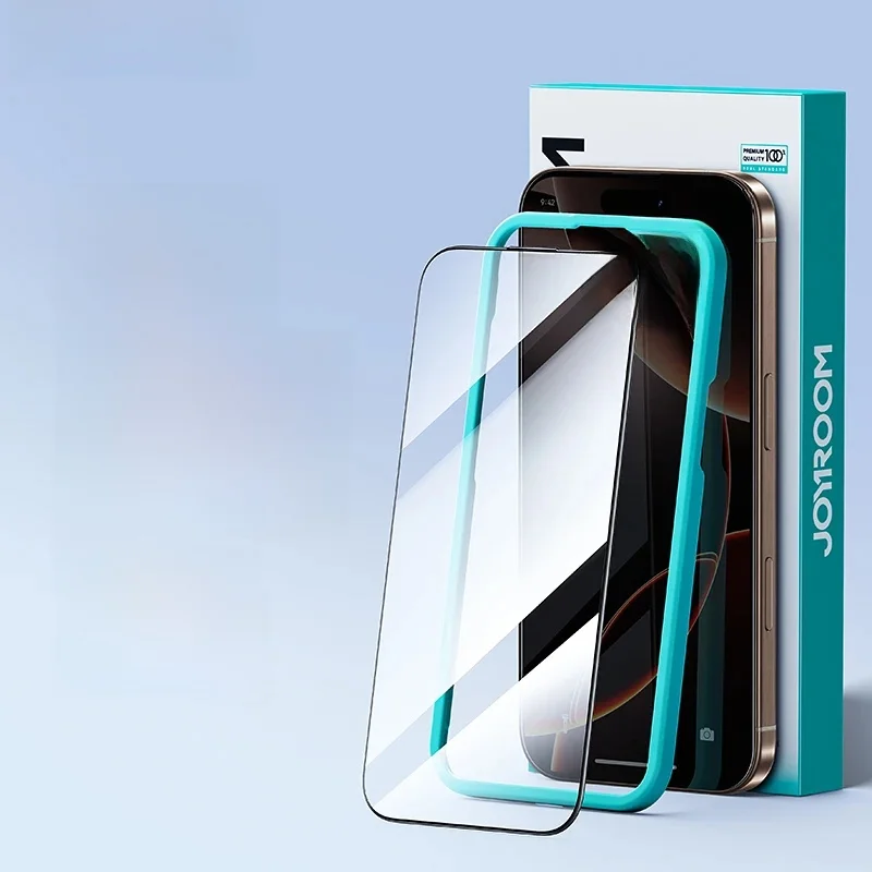 Joyroom 3/2/1 SZT. Szkło HD na iPhone 17 16 15 Pro Max Folia Ochronna na Ekran Pełnoekranowa Szkło Hartowane na iPhone 17 16 15 — zdjęcie 2