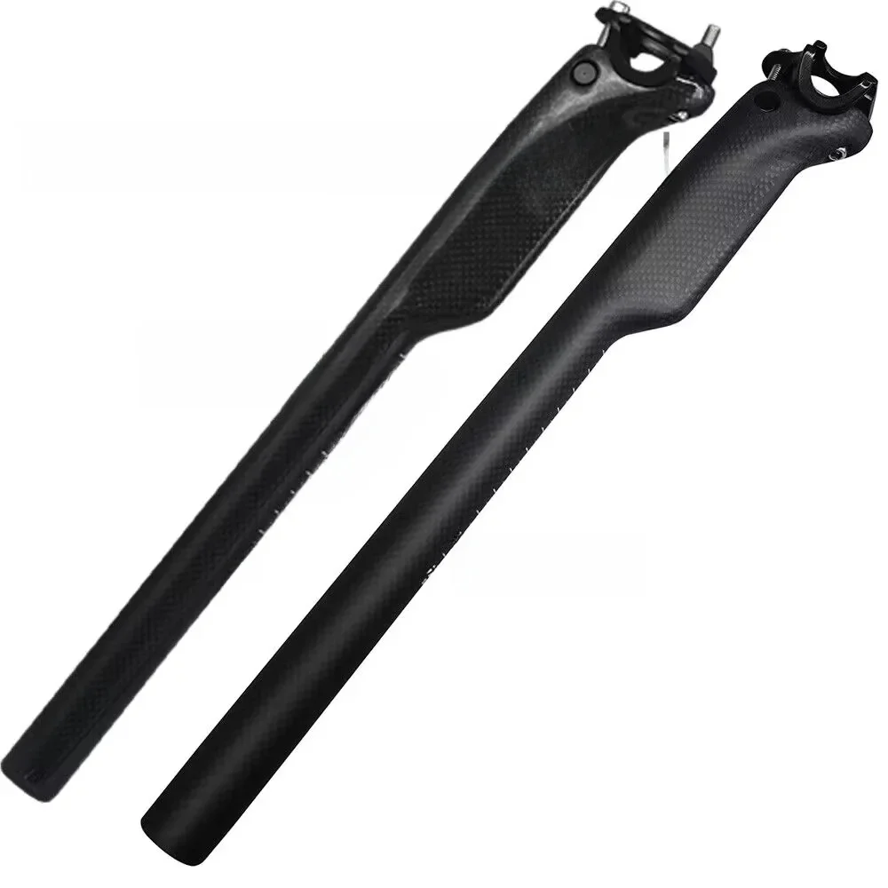 AliExpress NONE NO LOGO MTB Carbon Fiber Seat Post 27.2/30.8/31.6mm Mountain Road Bike Accesories Matte /Gloss Bicycle Parts