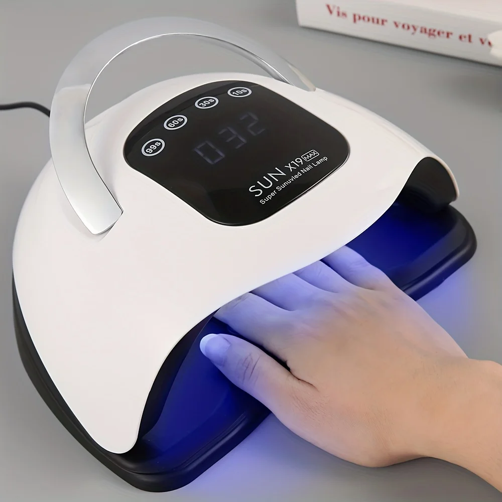 New Big Space LED Nail Curing Lamp For Home Salon Powerful LED Drying Lamps For All Gel Polish Professional Nail Equipment
