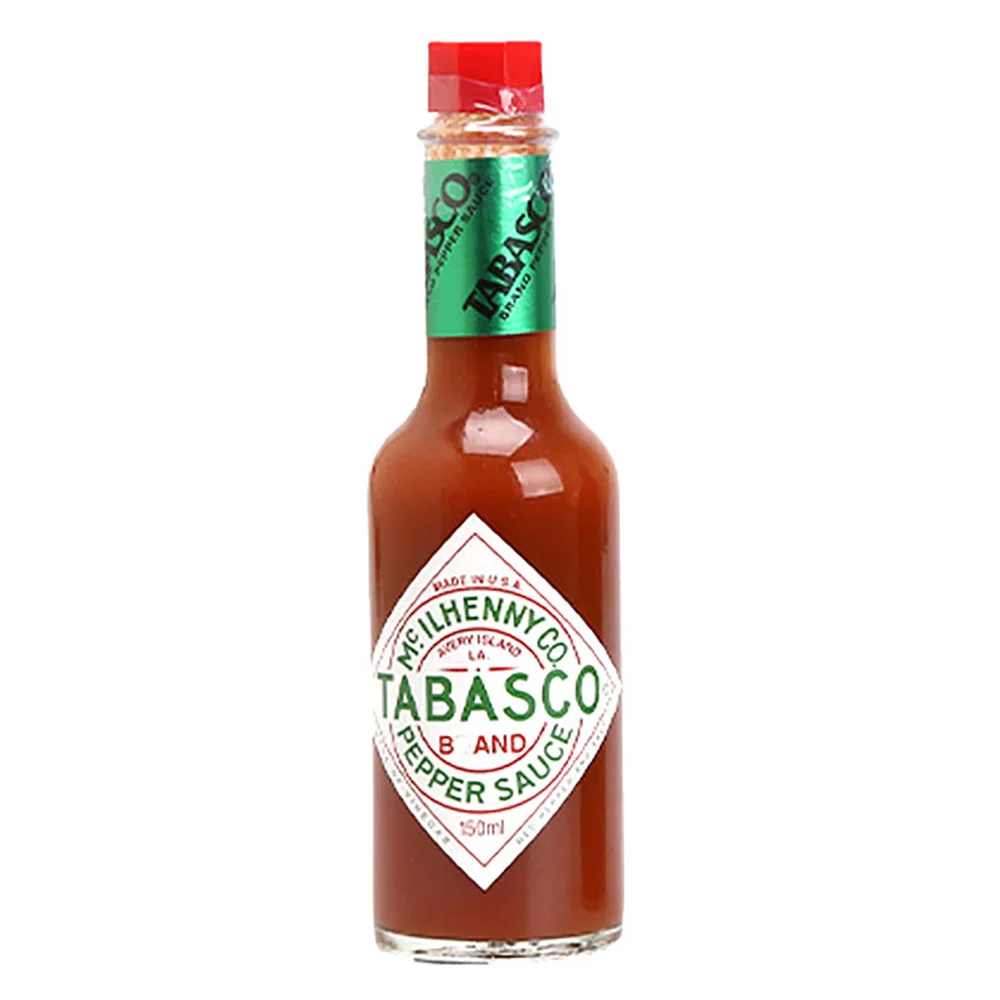 150ml of hot sauce in Tabbasco