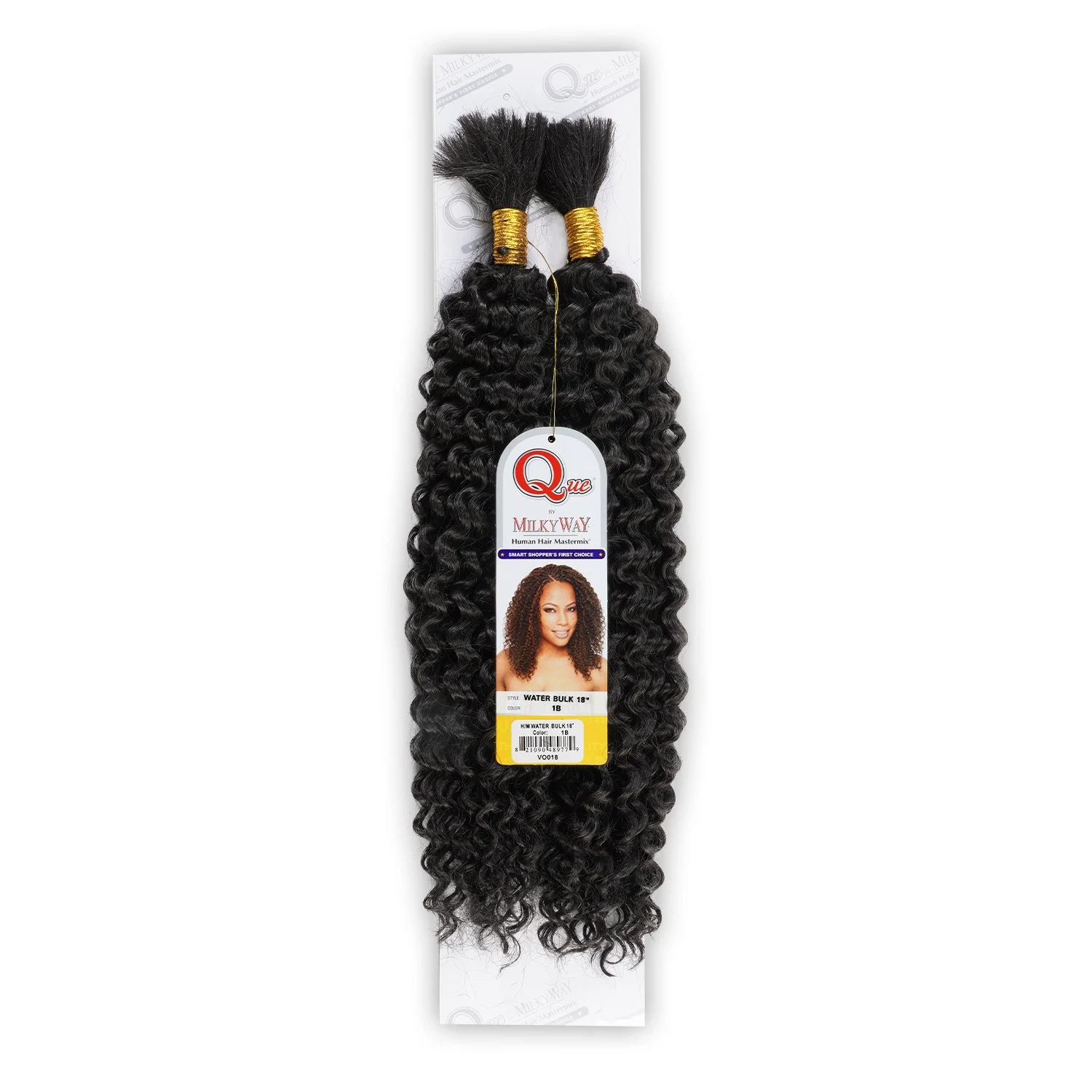 

Master Mix Human Hair Milky Way Braids Que Water Bulk – Water Wave, Natural Feel, Full & Bouncy, Easy Braiding