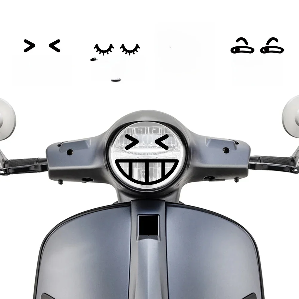 Dla PIAGGIO Vespa Primavera 50 125 Sprint 50 125 GTS GTV 300 250 SUPER Naklejka na reflektor motocyklowy Naklejki ekspresji Dekoracja — zdjęcie 2