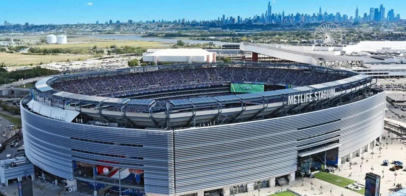 MetLife Stadium Scale Model 3D Printed on Demand