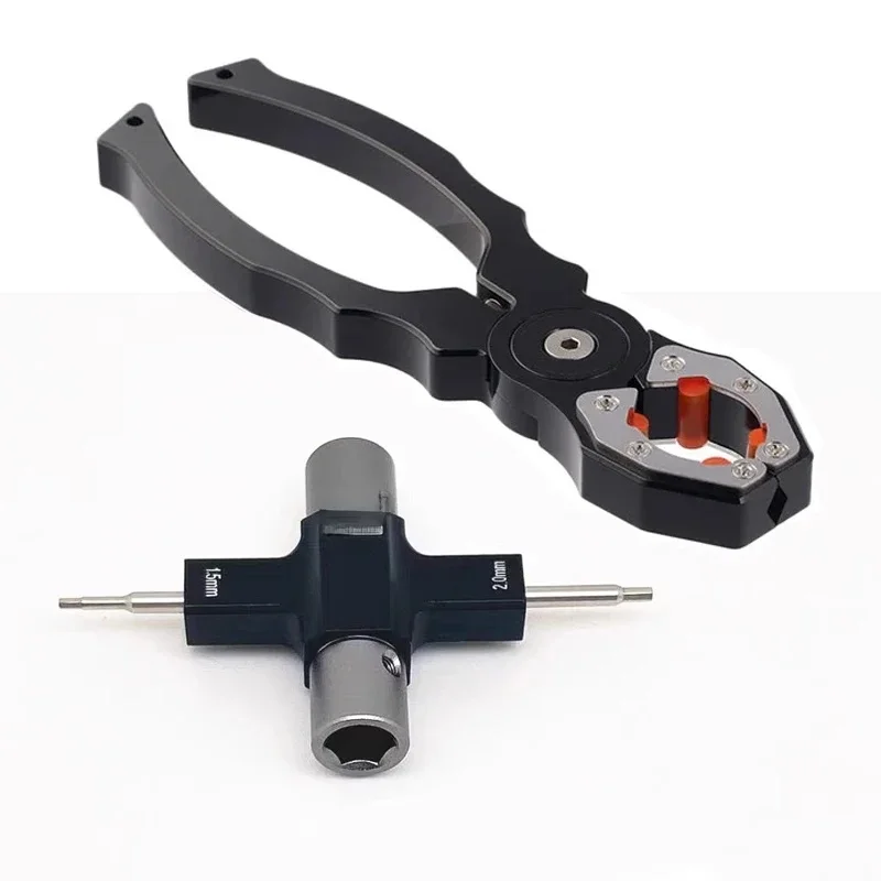 M5 Quad-Schraubens chl üssel mit eingebautem Einweg-Lager werkzeug 1,5mm/2mm Schraubendreher-Entriegelung propeller bürstenloser Motor für RC-Fpv-Drohne