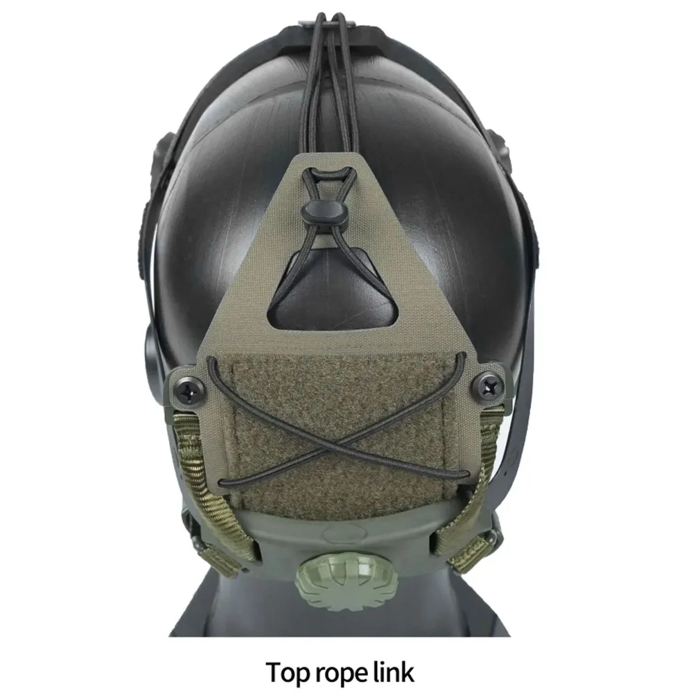 إطار للرؤية الليلية بإطار فولاذي، دعامة تلسكوب مثبتة على الرأس مع حقيبة بطارية تثبيت NVG لمعدات إطلاق كرات الطلاء Airsoft #4