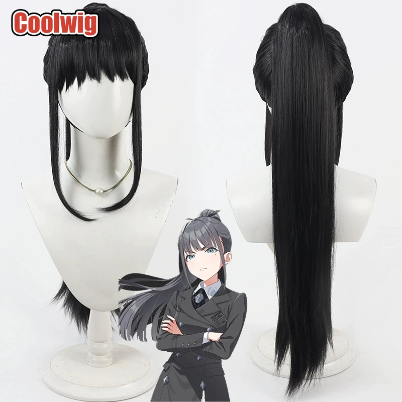 coolwig-人工毛-鶴鳶あまや-コスプレウィッグ-学園アイドルマスター-鶴鳶あまや-80cm-ロング-ブラック-ポニーテールウィッグ-耐熱性