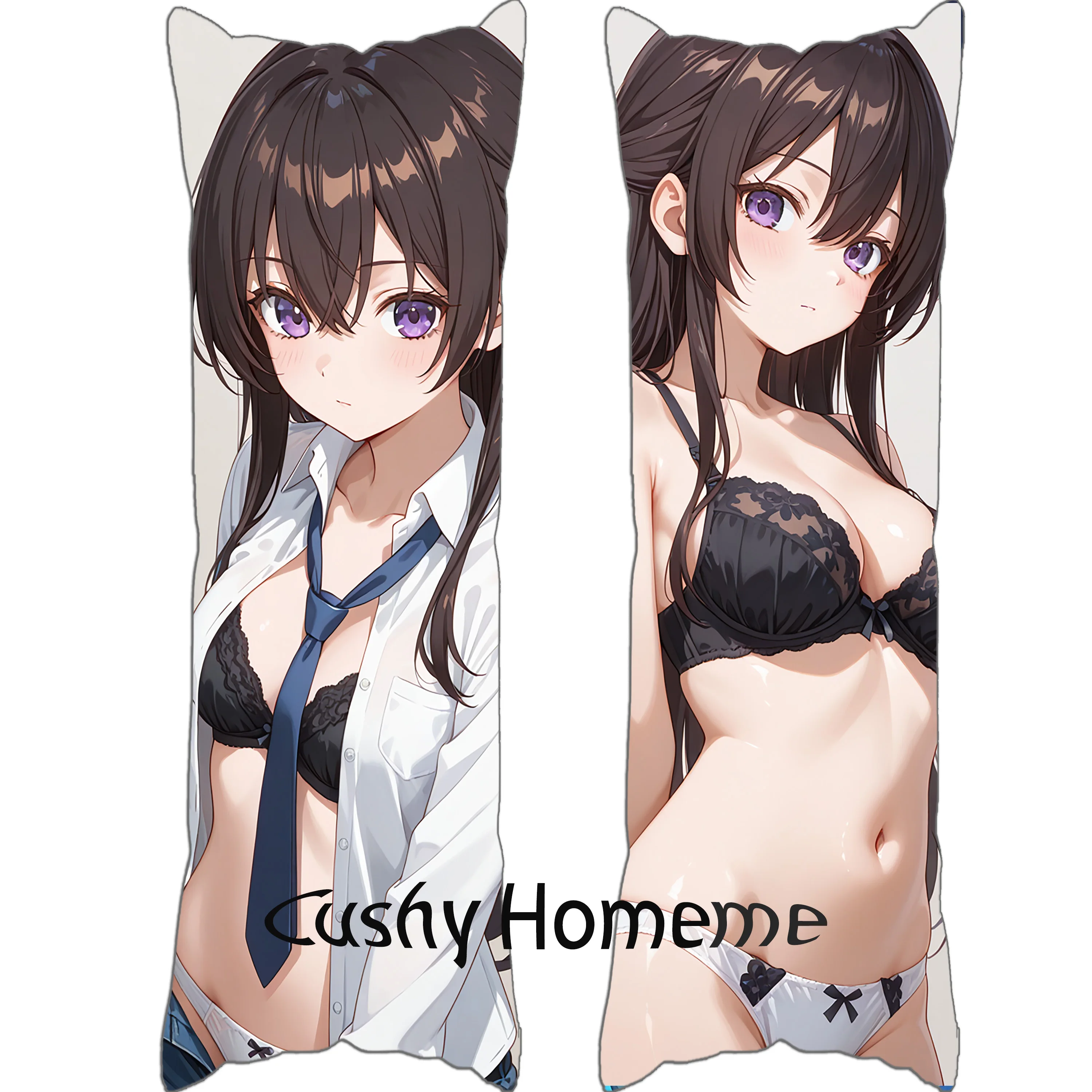 

Dakimakura Pillow Case 2WT 50x150cm - Yuki Double Sided R18+ Anime Waifu Body Pillow for Otaku Adult Gift