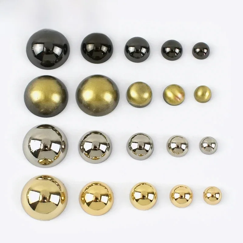 10-40 Stück 8/10/12/15/20 mm Pilz-Nieten für Handtaschen, Metall-Druckknöpfe, Taschen-Nieten, Knöpfe, Nieten, DIY-Nähen, Lederhandwerk