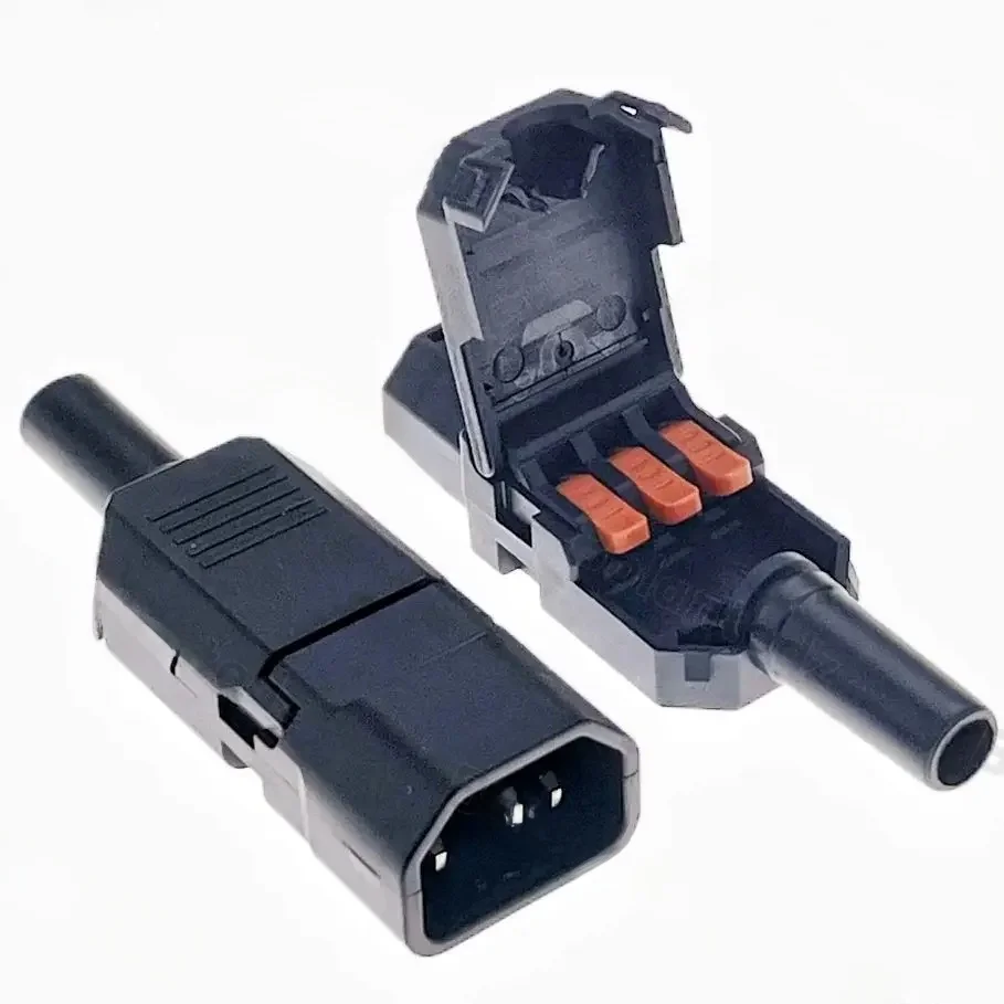 Bolantedz 1 stks 10A plug rijstkoker schroef gratis snelle bedrading stopcontact elektrische rijstkoker bedrading PDU - afbeelding 2
