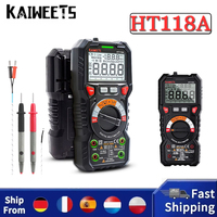 Kaiweets Digital Multimeter Trms 6000 Counts Voltmeter Auto-Ranging Accurately Measures Voltage Current Amp Resist
