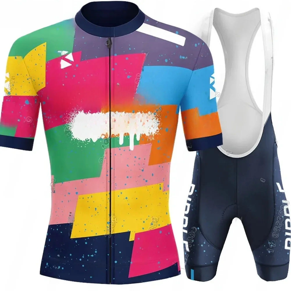AliExpress NONE Ribble Rebellion Cycling Jersey 2025 Team Set Summer Spain Men Clothing Road Bike Shirts Suit Bicycle Bib Shorts MTB Wear Ropa