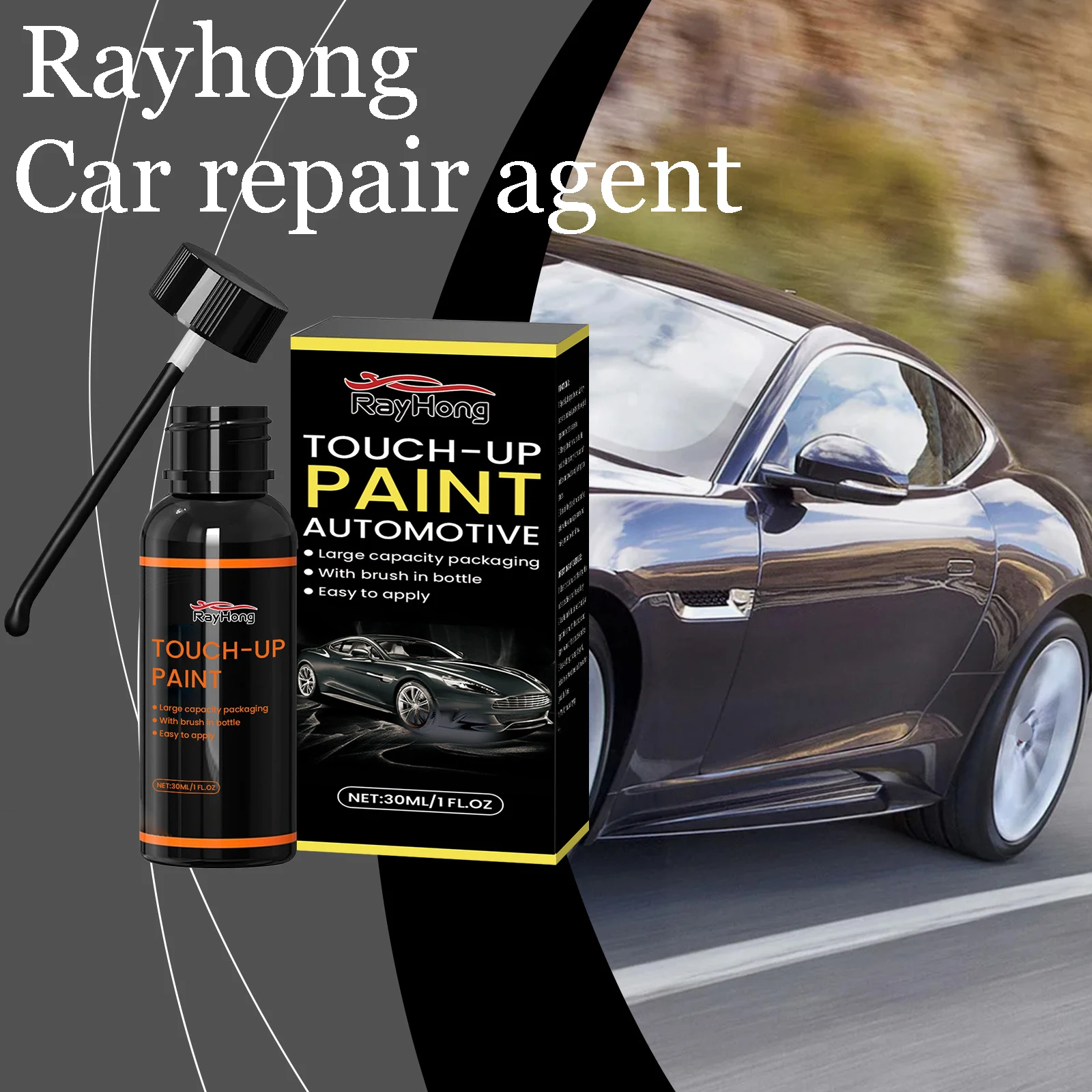 

Rayhong Repair Средство для покраски автомобиля Защита поверхности автомобиля Удаление царапин Эффективное заполнение Ремонт царапин Улучшение блеска Ремонт автомобиля