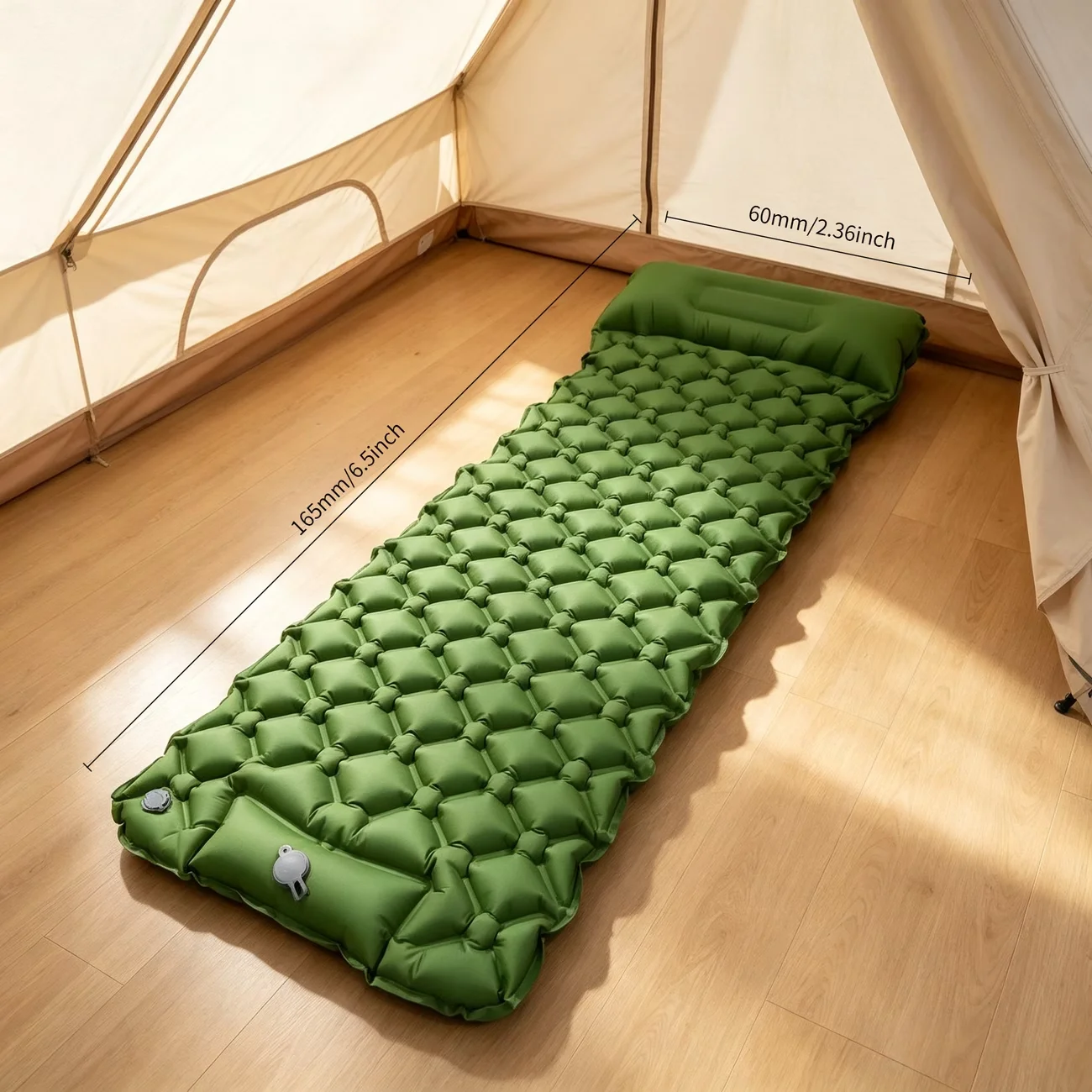 60-second Quick-inflation Port - Camping Cot Foldable review and price