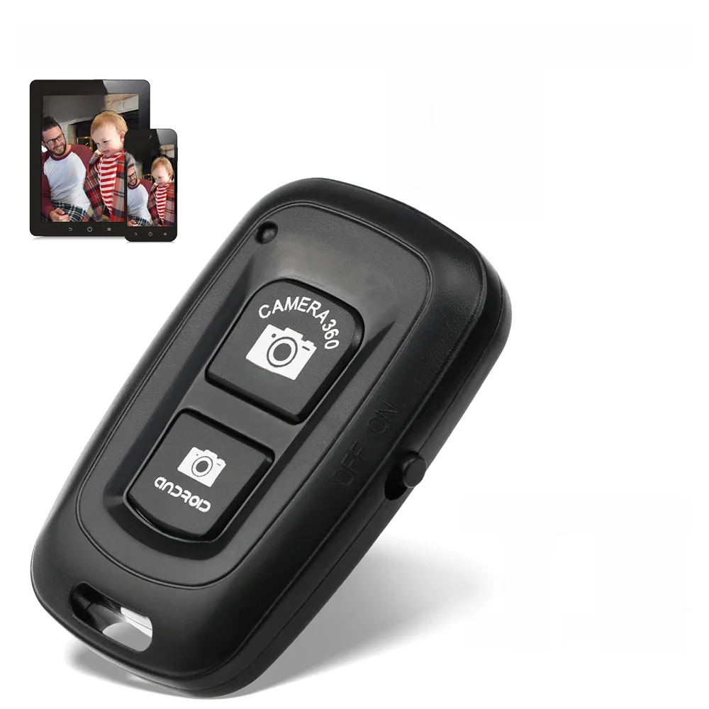 Mini bouton de commande compatible Bluetooth, contrôleur sans fil, retardateur, bâton d'appareil photo, déclencheur, téléphone, Selfie pour Smartphone