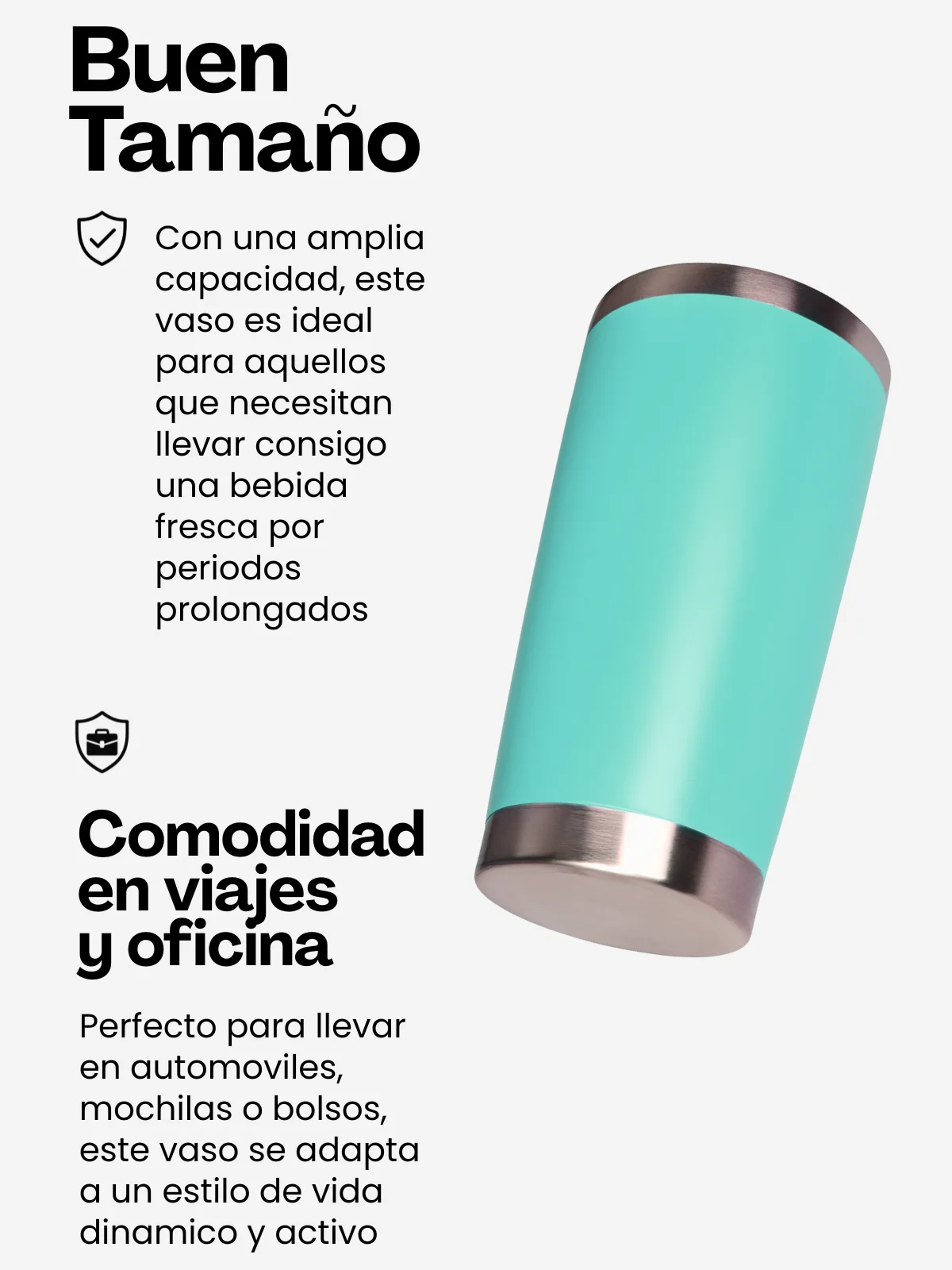 ترمس Pya-7 سعة 600 مل من الفولاذ المقاوم للصدأ متوفر بـ 8 ألوان حديثة، مع غطاء محكم ومضاد للانسكاب وجدار حراري مزدوج، يبقي مشروباتك ساخنة حتى 8 ساعات وباردة حتى 12 ساعة #2