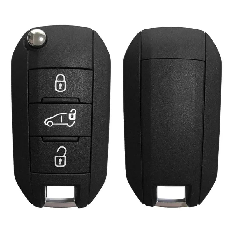 

CN088007 Flip Key for Peugeot Citron Vauxhall Vivaro 2019+ 3 Buttons 434MHz AES Chip HU83 Blade Part No 6 232 270