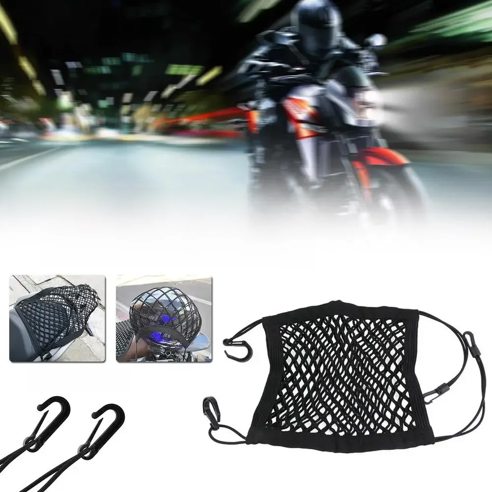 AliExpress NONE Motorcycle Helmet Storage Trunk Bag Motorcycle Luggage Net Hook Hold Bag Cargo Bike Scooter Mesh Fuel Tank Luggage Equipaje