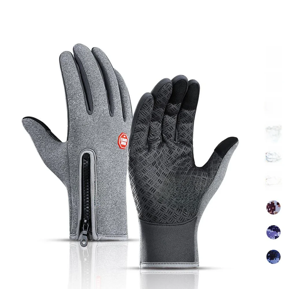 AliExpress Winter Gloves For Men Splash-proof  Warm Touchscreen Sport Fishing Ski Cycling Windproof Nonslip