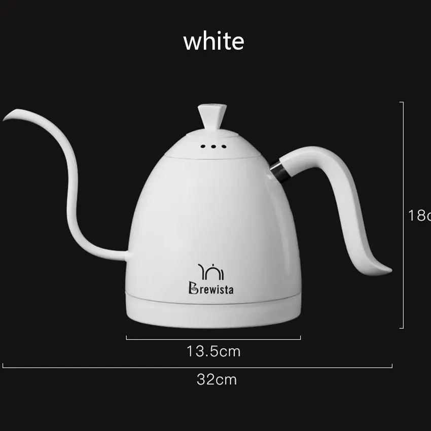 Brewista Electric Gooseneck Coffee Kettle, Stainless Steel, Adjustable, Variable Temperature, Digital Coffee Pot, 220V, 600ml