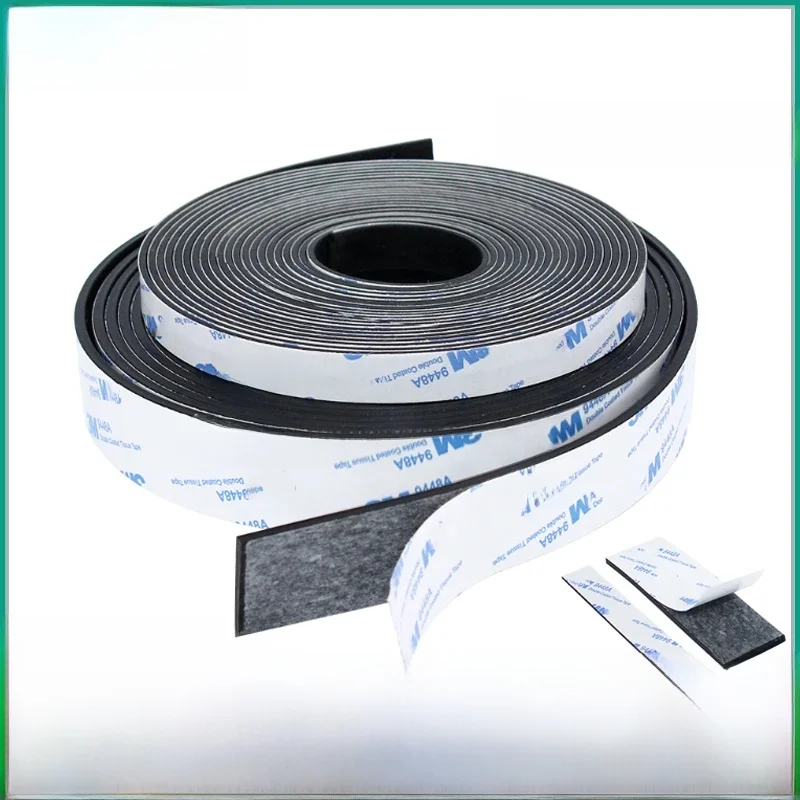 Bande de Silicone auto-adhésive simple face noire, feuille de plaque de caoutchouc de Silicone, tapis antidérapant haute température