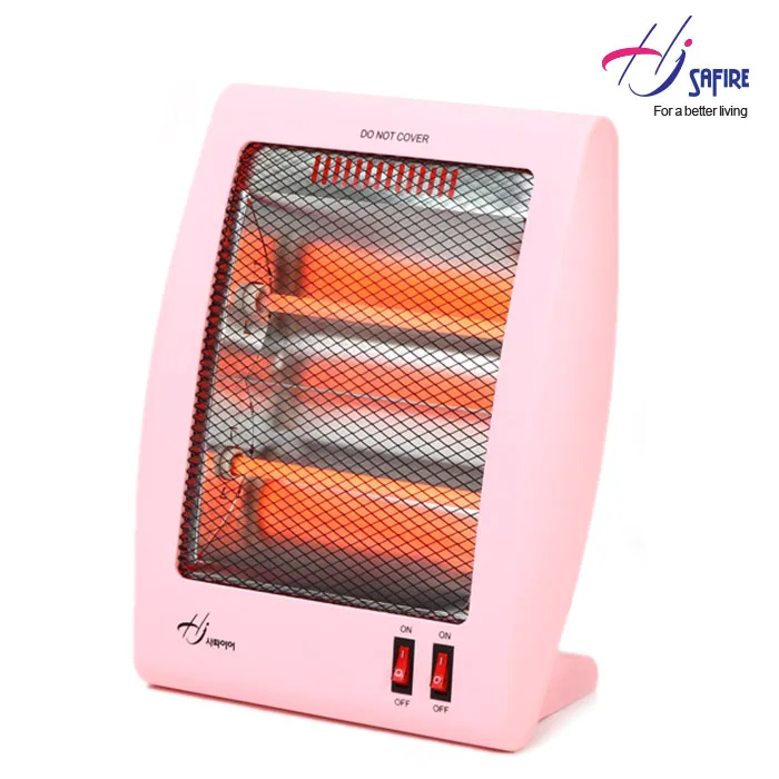 أنبوب الكوارتز سخان النار على مرحلتين ، تسخين شخصي صغير ، بأنبوب