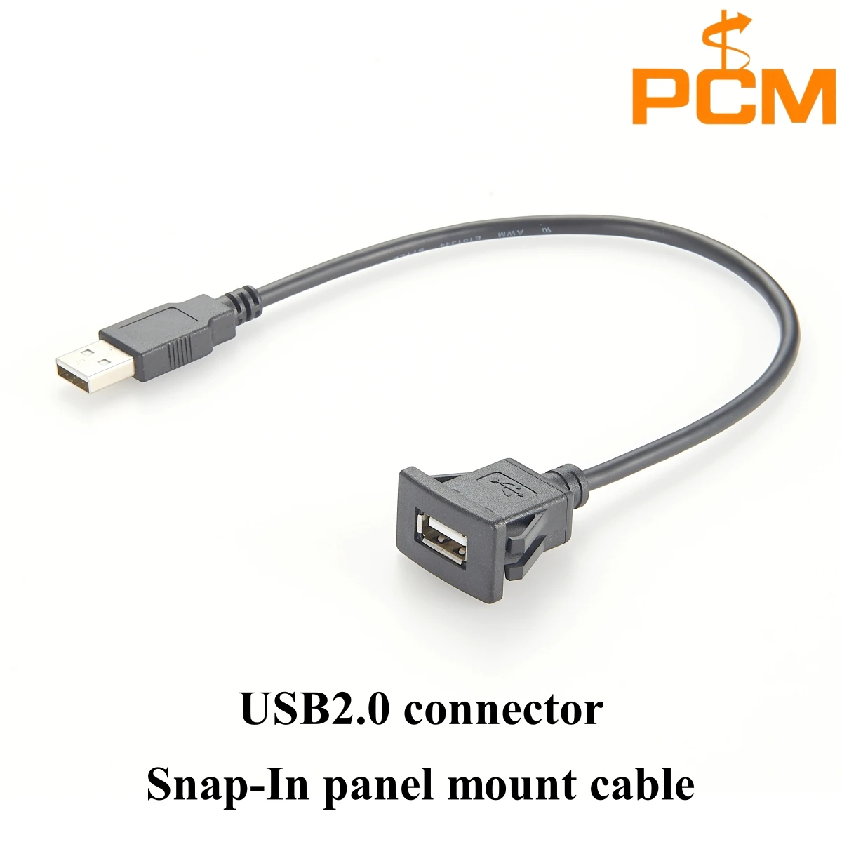 cabo-de-montagem-em-painel-encaixe-usb20-cabo-de-extensao-femea-para-macho-com-clipe-de-montagem-em-painel-usb-a-para-anteparo-e-montagem-em-flange-480mbps