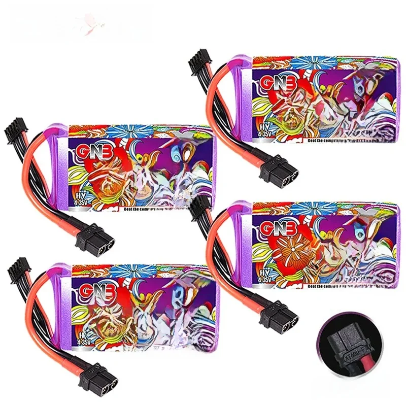 4 SZT. GNB 4S 1500mAh 120C/240C Bateria Lipo z XT60 do Helikoptera RC, Quadcoptera, Drona Wyścigowego FPV, Części do Dronów, Bateria 15.2V — zdjęcie 2