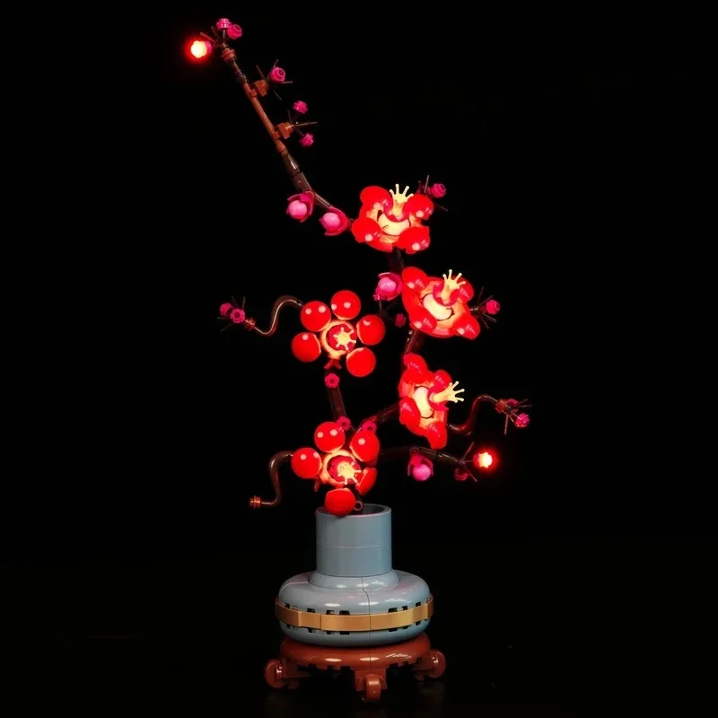 MAXCXT LED-Licht-Set für LEGO 10369, Pflaumenblüte, DIY dekorative Lampe mit Batteriekasten (Lego-Bausteinset nicht im Lieferumfang enthalten). ﻿ ）