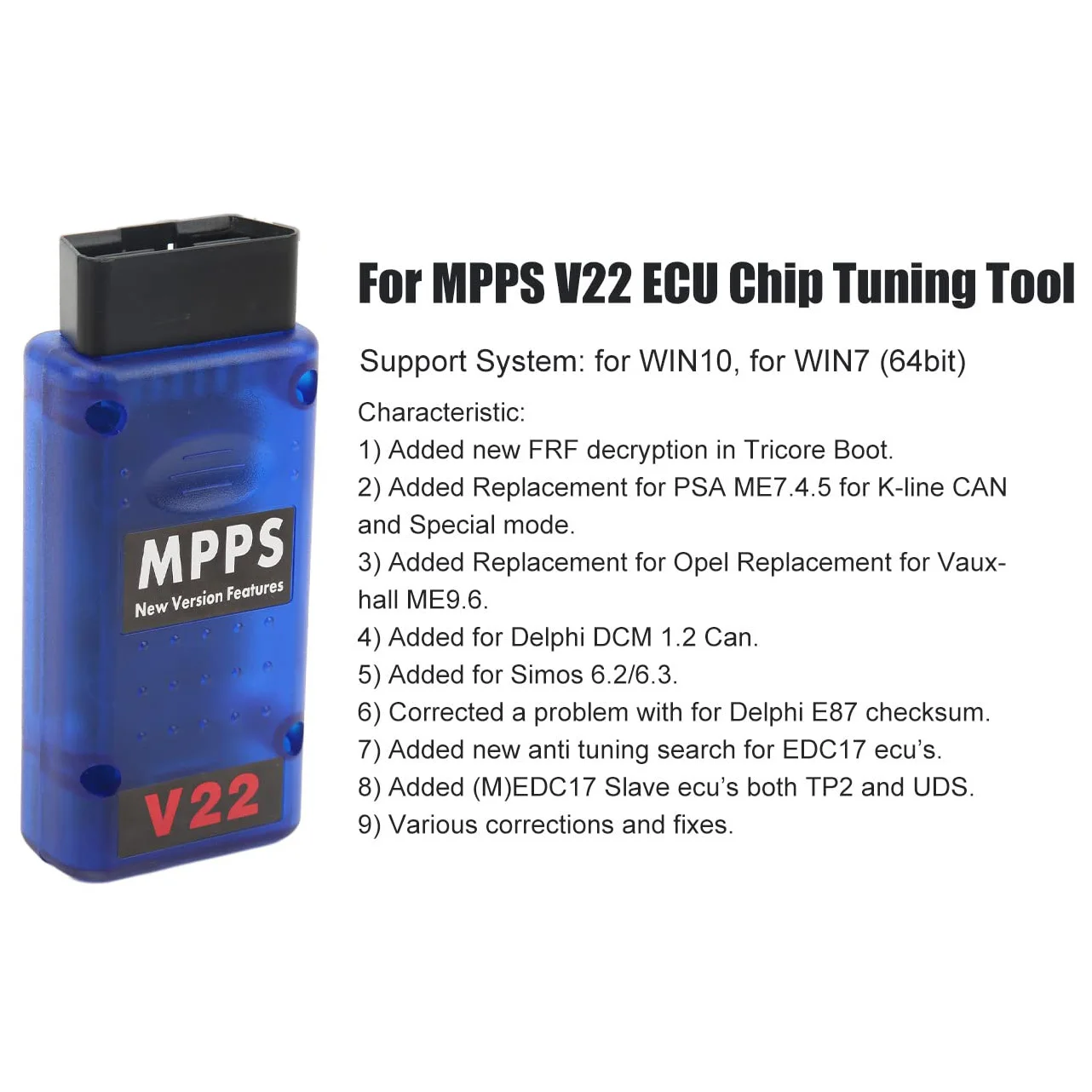 MPPS V22 Full Set MPPS Master V22.2.3.5 ECU Master MAIN+Tricore+Multiboot+Breakout Tricore Cable Chip Tuning Scanner No Limit