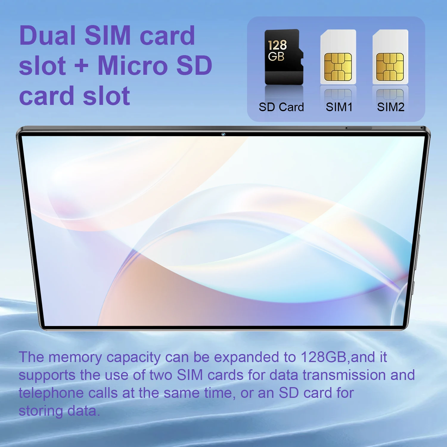 16MP 32MP Dual Camera 2025 5G Tablet 10.36 Inch Android13.0 16GB 1TB 20000mAh WiFi Bluetooth Dual SIM GPS With Keyboard