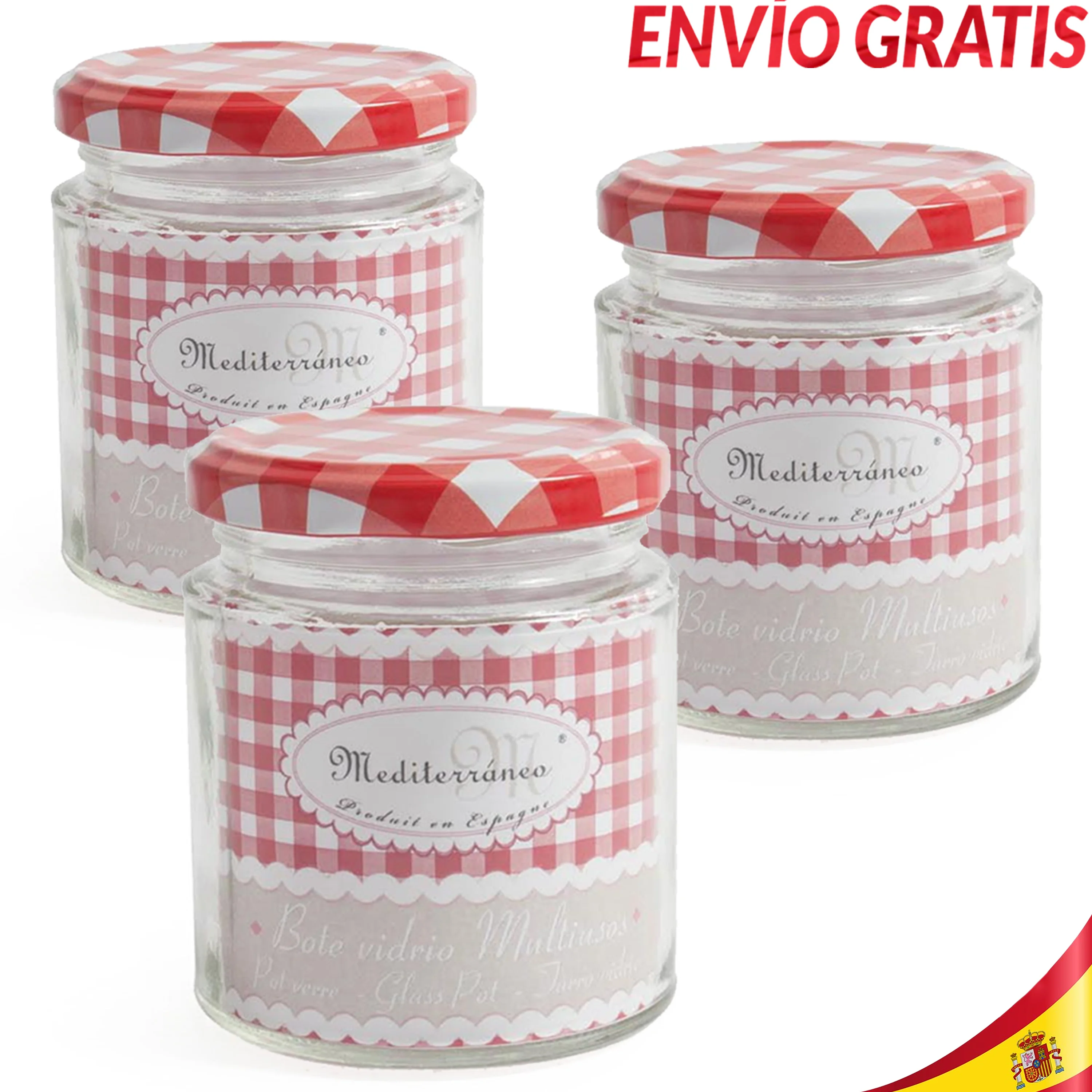 250ccm Mehrzweck glas Glas gesund und frisch luftdicht Deckel ideal Lebensmittel Hülsen früchte nützliche Werkzeuge Schmuck Sparschwein 250ml 0,250 l Quart und billiger nach Menge