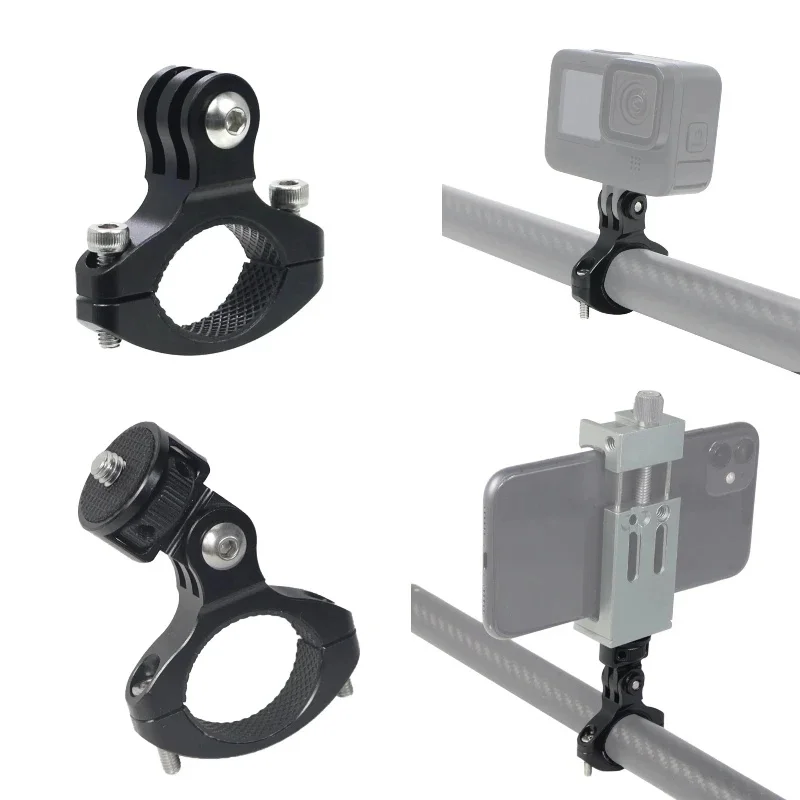 AliExpress NONE Bicycle Handlebar Mount Bike Motorcycle Aluminum Holder for GoPro 13 12 10 9 8 7 Yi 4K Eken Sjcam Action Camera Accessories
