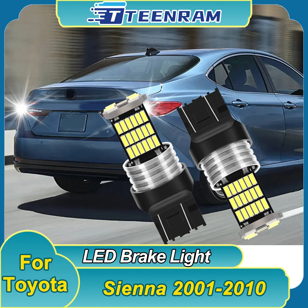 

2 шт. светодиодные дневные ходовые огни DRL лампа Canbus W21/5W 7443 T20 для Toyota Sienna 2001-2010
