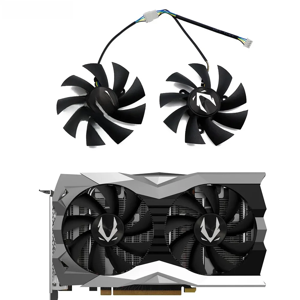 87MM GA92A2H 0.35A GTX 1660 1660Ti Wentylatory graficzne dla Zotac GeForce RTX 2060 2070 SUPER Mini Wentylator chłodzący kartę graficzną — zdjęcie produktu 7