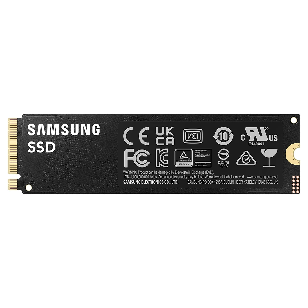 Samsung SSD 990 PRO 4TB M.2 NVMe Pcie 4.0 SSD MZ-V9P4T0BW official certification (genuine)